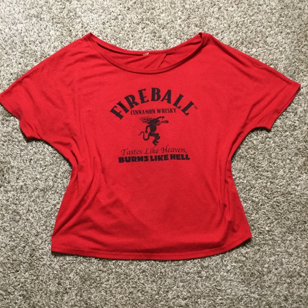 • FIREBALL BUTTERFLY OPEN BACK TOP •